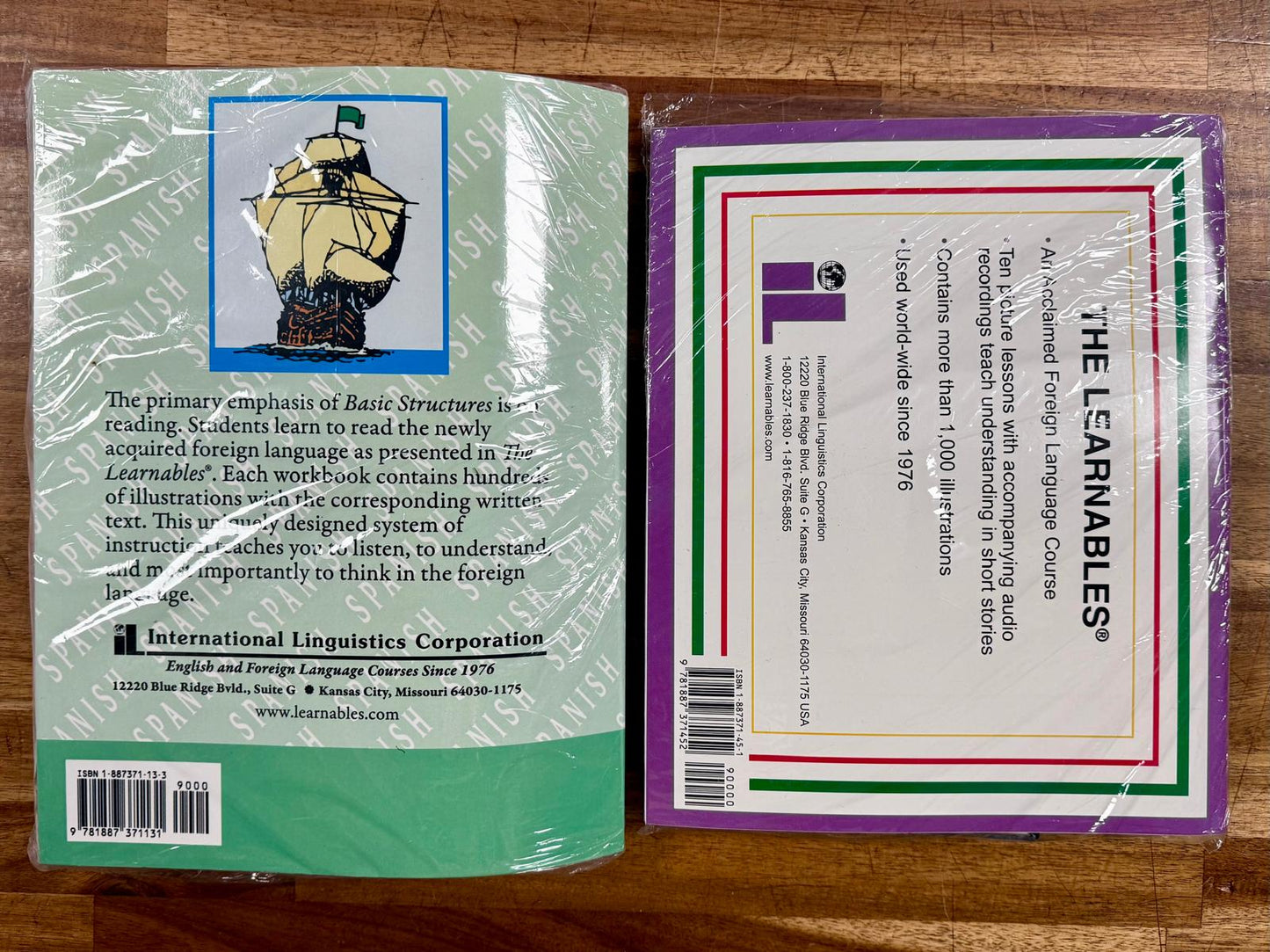 The Learnables SET - Books 1, 2, 3 (Txt,Rdrs,DVDs)