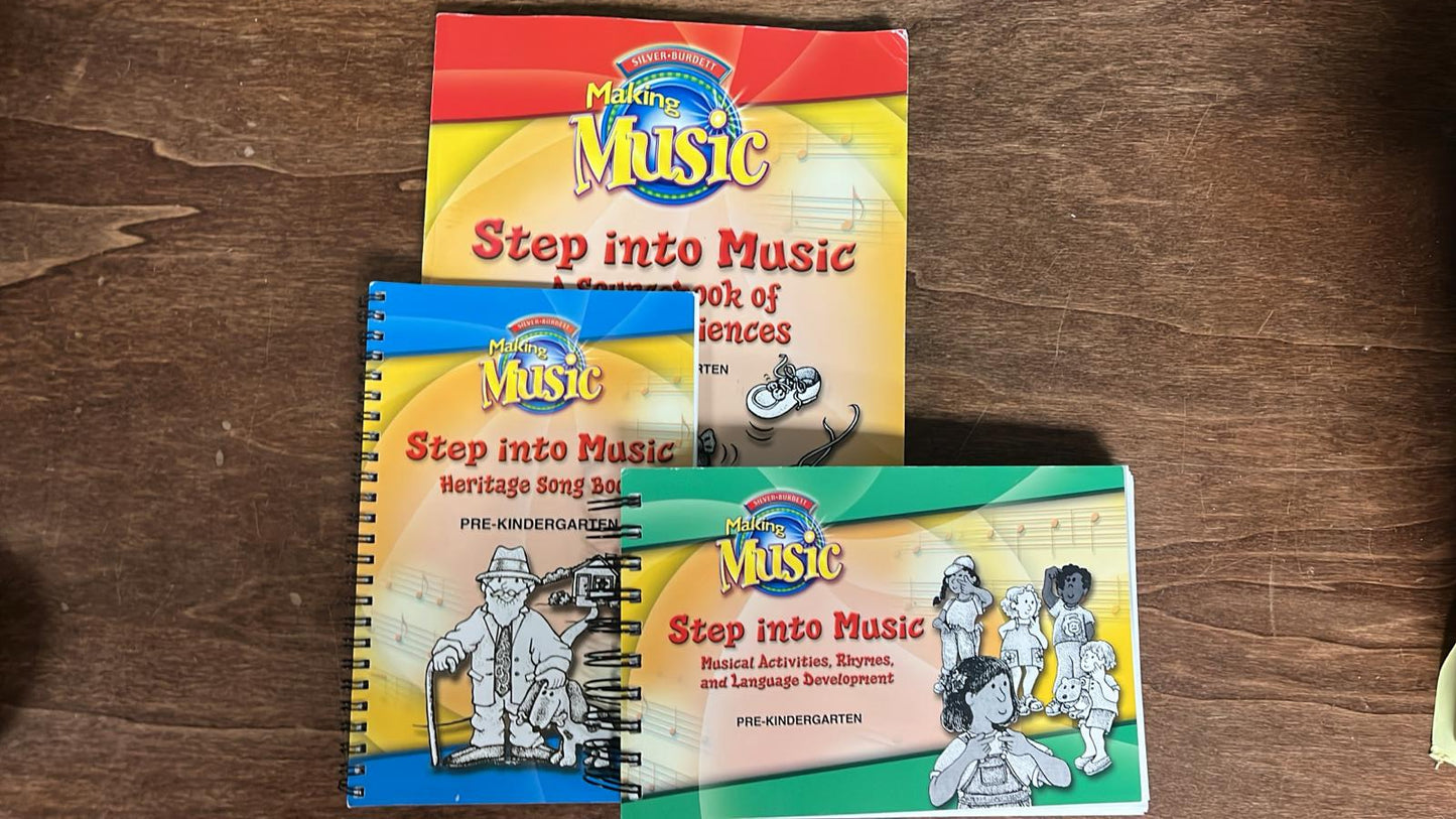 Making Music Step into Music Pre-Kindergarten SET of 3