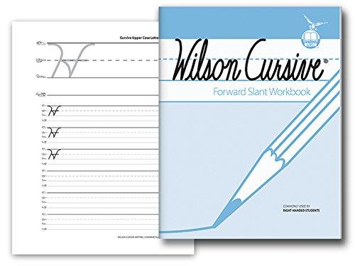 Wilson Cursive Forward Slant Workbook – First Homeschool
