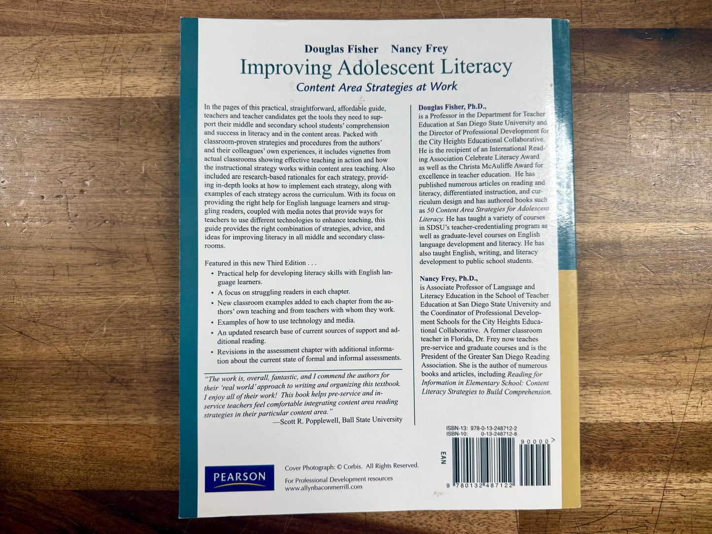 Improving Adolescent Literacy 3rd - Content Area Strategies