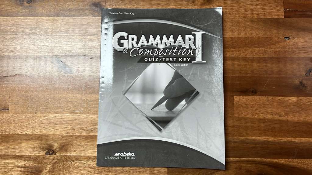 Abeka Grammar & Composition I Key Set 6 Ed - VG