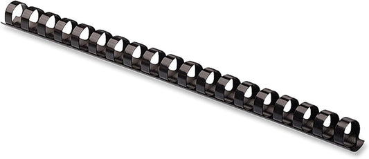 Fellowes Plastic Binding Combs - Round Back, 1/2 Inches, 90 sheets