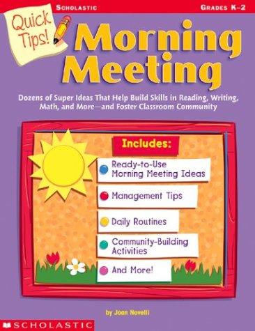 Quick Tips! Morning Meeting