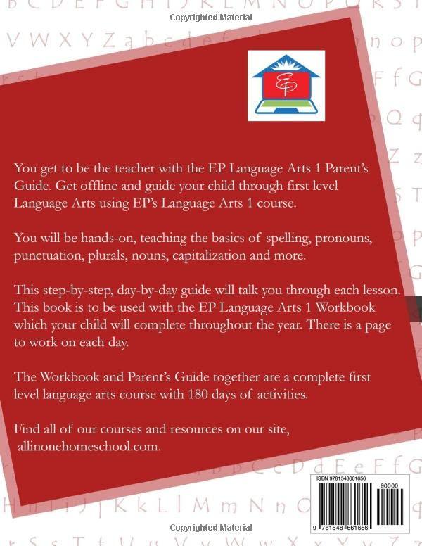 EP Language Arts 1 Parent's Guide: Part of the Easy Peasy All-in-One Homeschool