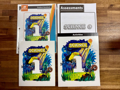 BJU Science 1 Fourth Ed Set of 4 - Like New