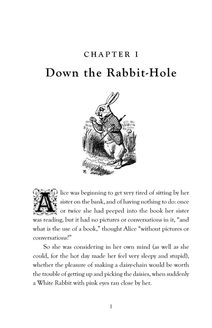Alice in Wonderland and Through the Looking-Glass