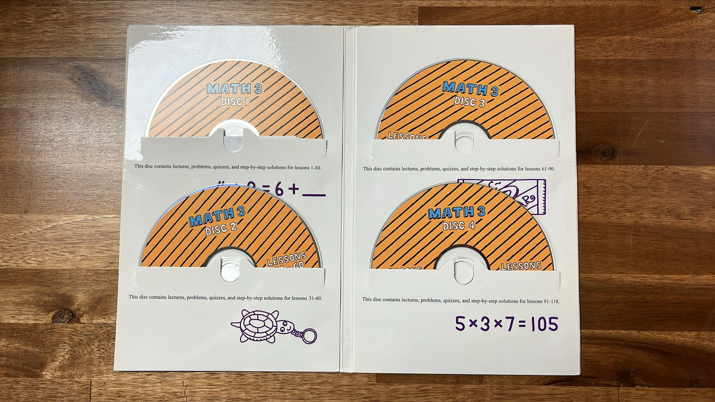 Teaching Textbooks Math 3 CD-ROM Set