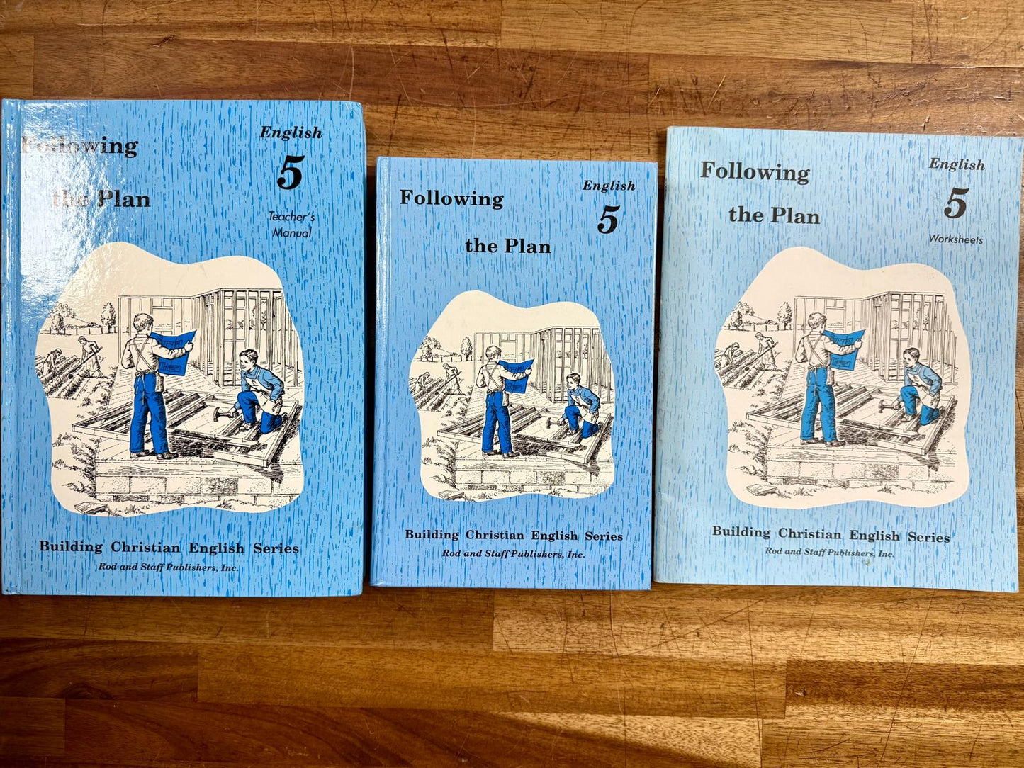 Rod & Staff English 5 Set: Manual, Text, Worksheets - VG
