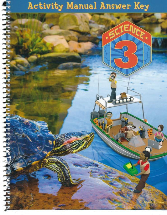 BJU Science 3 4th Ed Activity Manual Answer Key - CONDITION Good & Clean