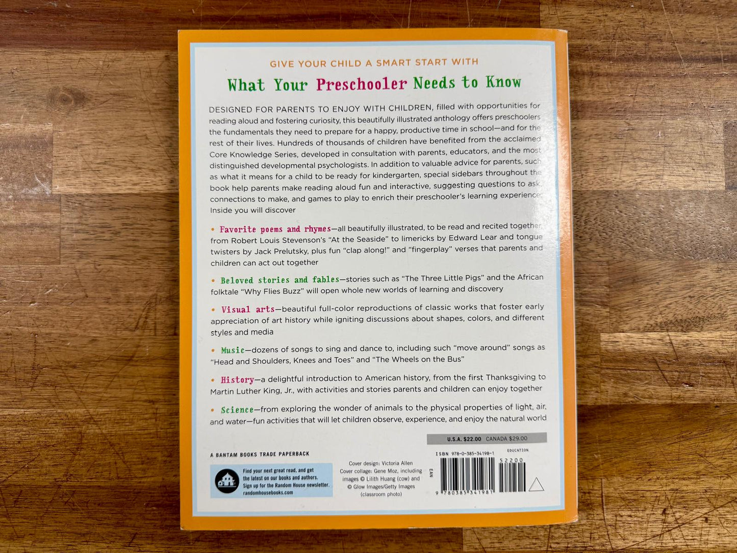 What Your Preschooler Needs to Know (Core Knowledge) - VG