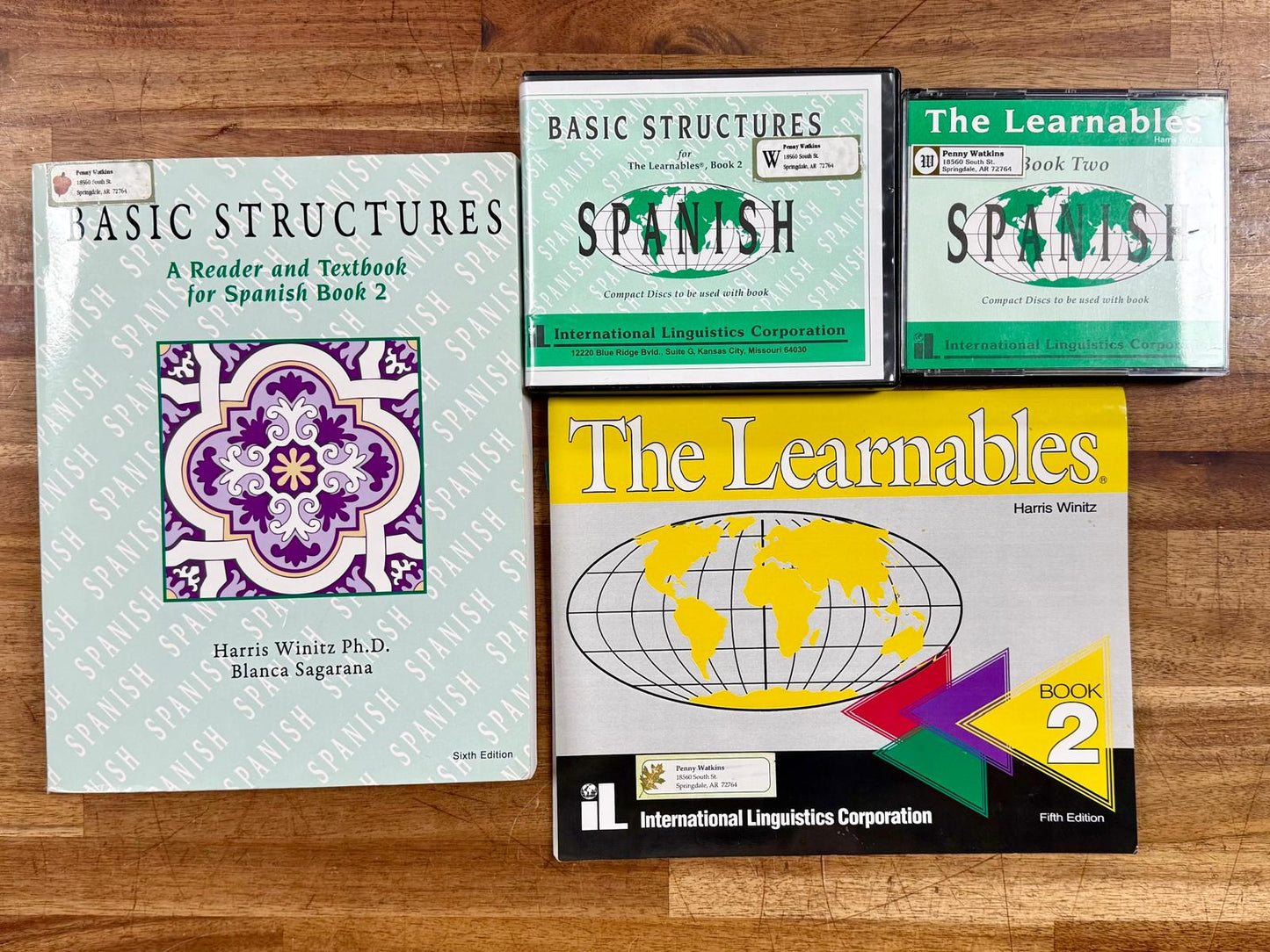 The Learnables SET - Books 1, 2, 3 (Txt,Rdrs,DVDs)