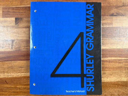 Shurley Grammar - Level 4 - Teacher's Manual w/ CD