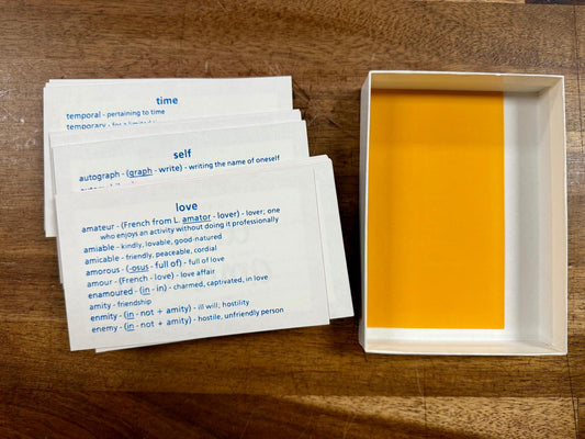 English from the Roots Up Vol 1 Flashcards Greek Latin Root Word