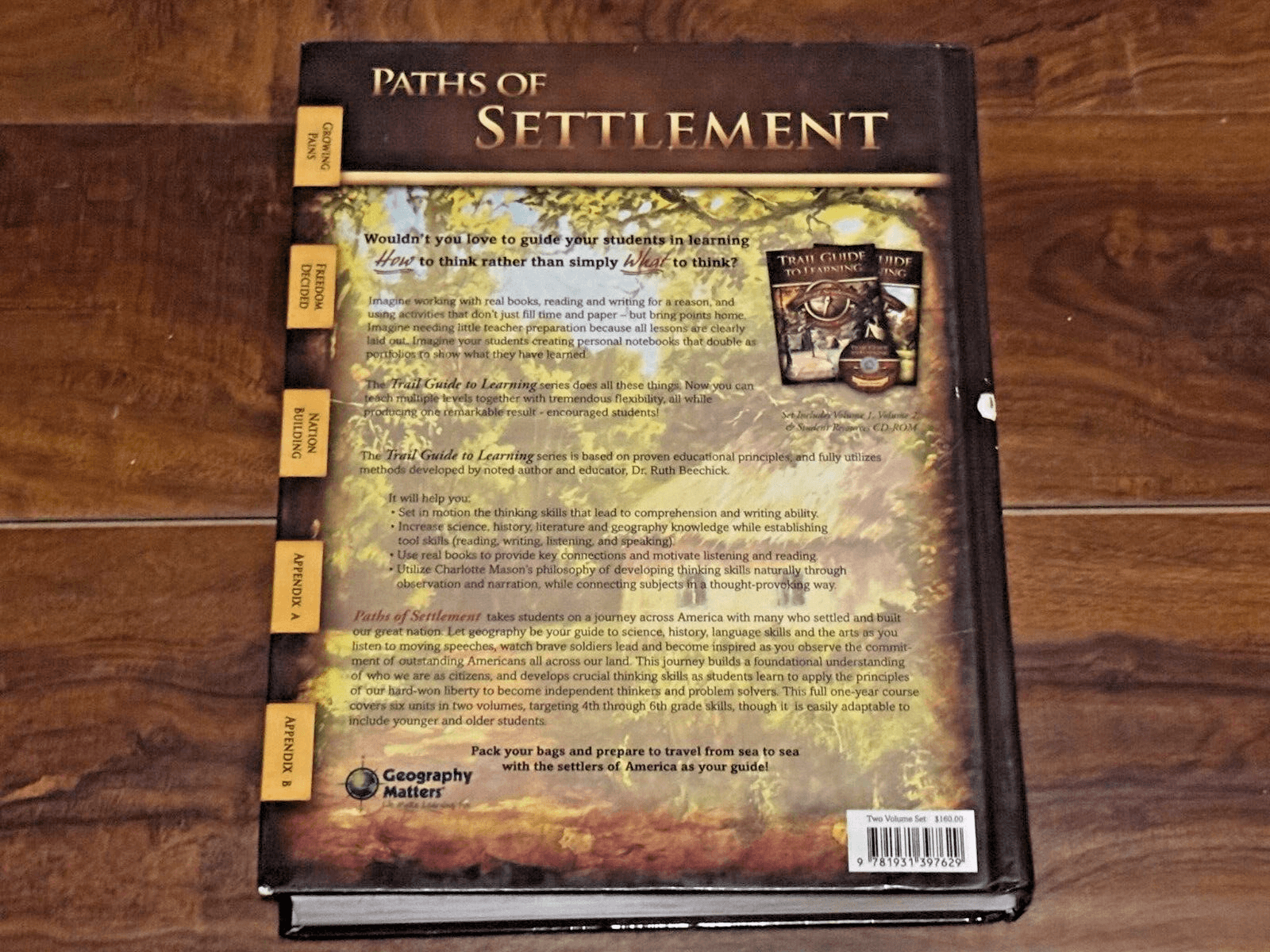Trail Guide to Learning: Paths of Settlement Volume 1 (Strayer and Fowler)
