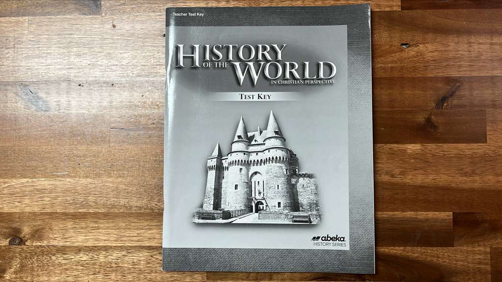 Abeka History of the World 5th Ed Grade 7 Key Set of 4 - VG