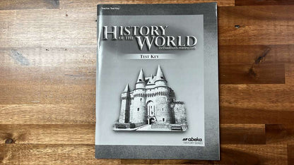 Abeka History of the World 5th Ed Grade 7 Key Set of 4 - VG