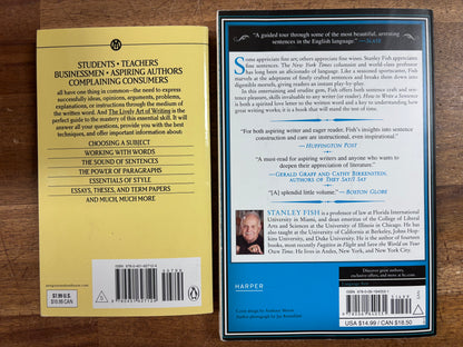 Lively Art of Writing & How to Write a Sentence - 2 Books