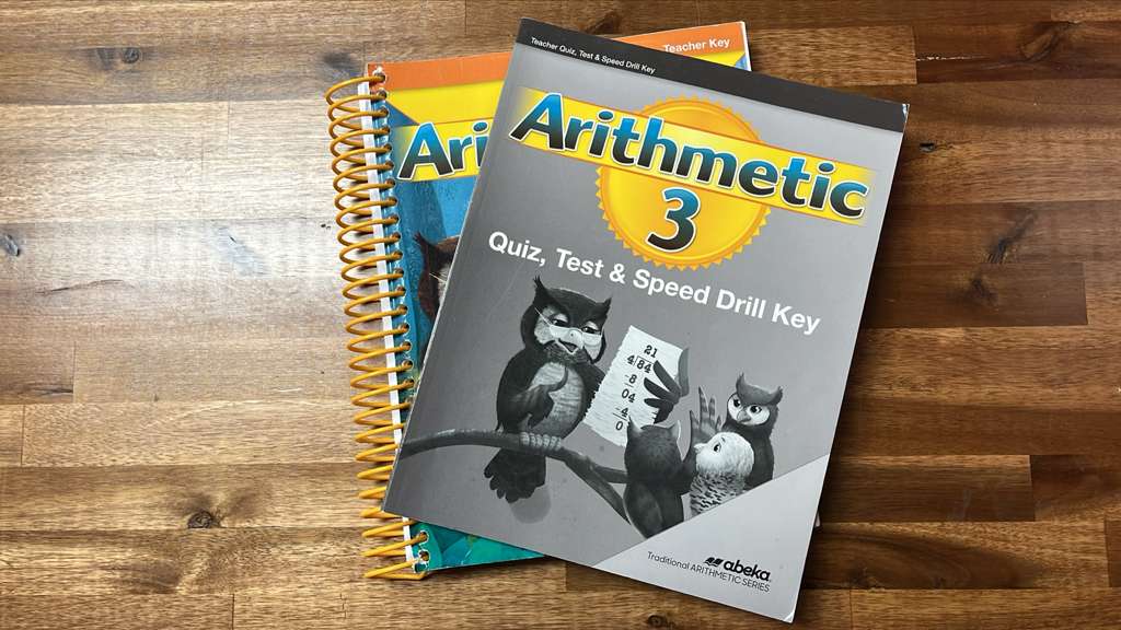 Abeka Arithmetic 3 Teacher Key Set of 2 - VG