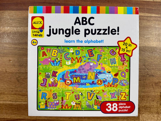 ABC Jungle Puzzle 38 Pc - Complete & Clean