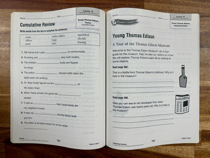 Journeys Reader's Notebook Consumable Grade 3 Vol 1 & 2