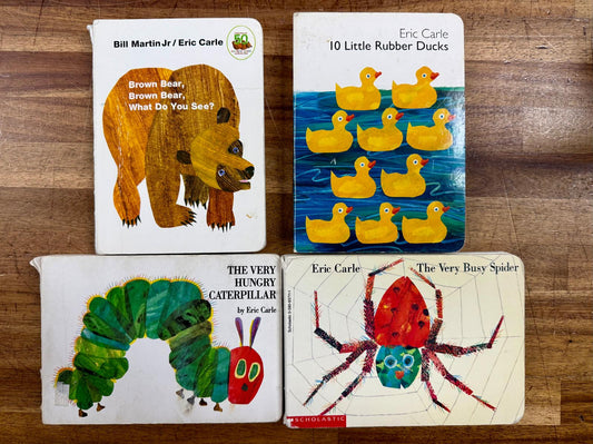 Eric Carle Book LOT of 4 - Acceptable