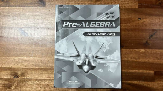 Abeka Pre-Algebra Solution Key & Test Key 2020 Ed Gr 8 - VG