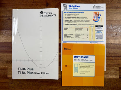 TI-84 Plus Silver Edition Graphing Calculator - Tested All Good