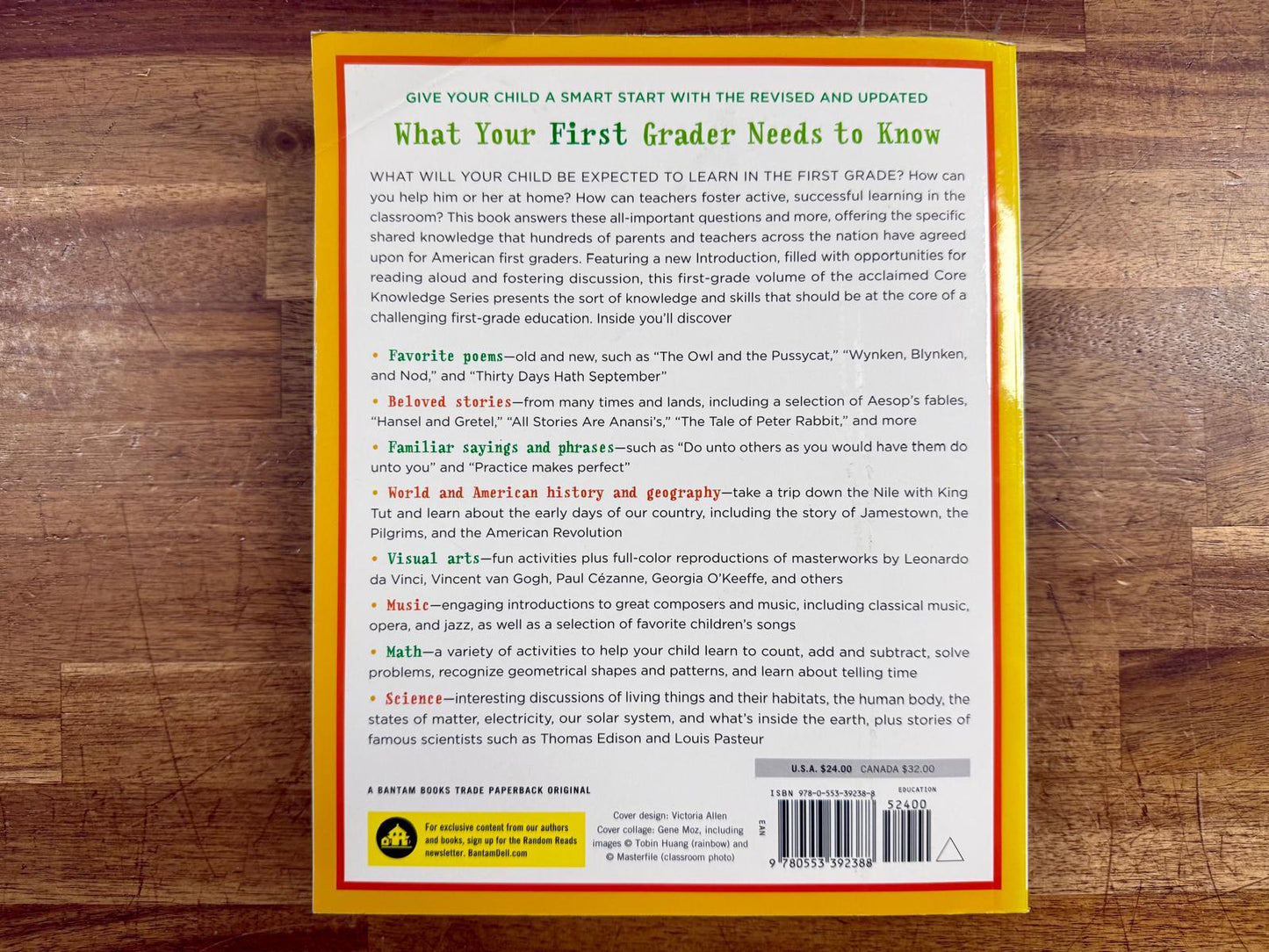 What Your First Grader Needs to Know (Core Knowledge) - VG