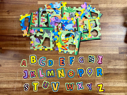 ABC Jungle Puzzle 38 Pc - Complete & Clean