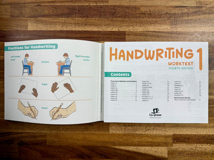 BJU Handwriting 1 Fourth Ed Worktext - Like New