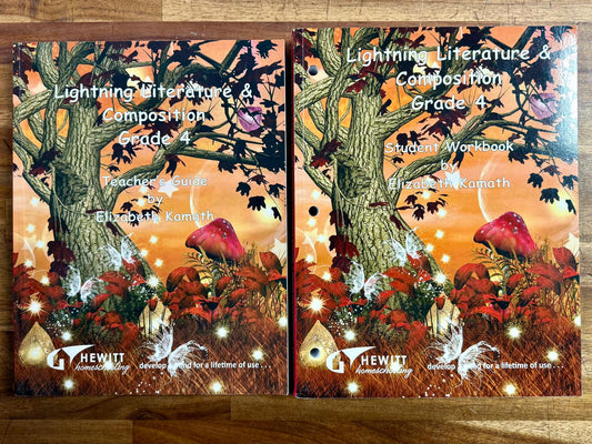 Lightning Literature & Composition Gr 4 Guide & Workbook SET