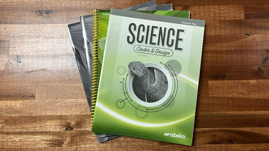 Abeka Science Order & Design 2nd Ed Key Set of 4 - VG