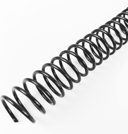 Binditek Plastic Spiral Binding Coils, 16mm(5/8"), 140 Sheet Capacity, 4:1 Pitch