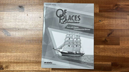 Abeka Of Places Literature 5th Ed Grade 8 Key Set of 2 - Like New