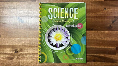 Abeka Science Order & Design 2nd Ed Key Set of 4 - VG