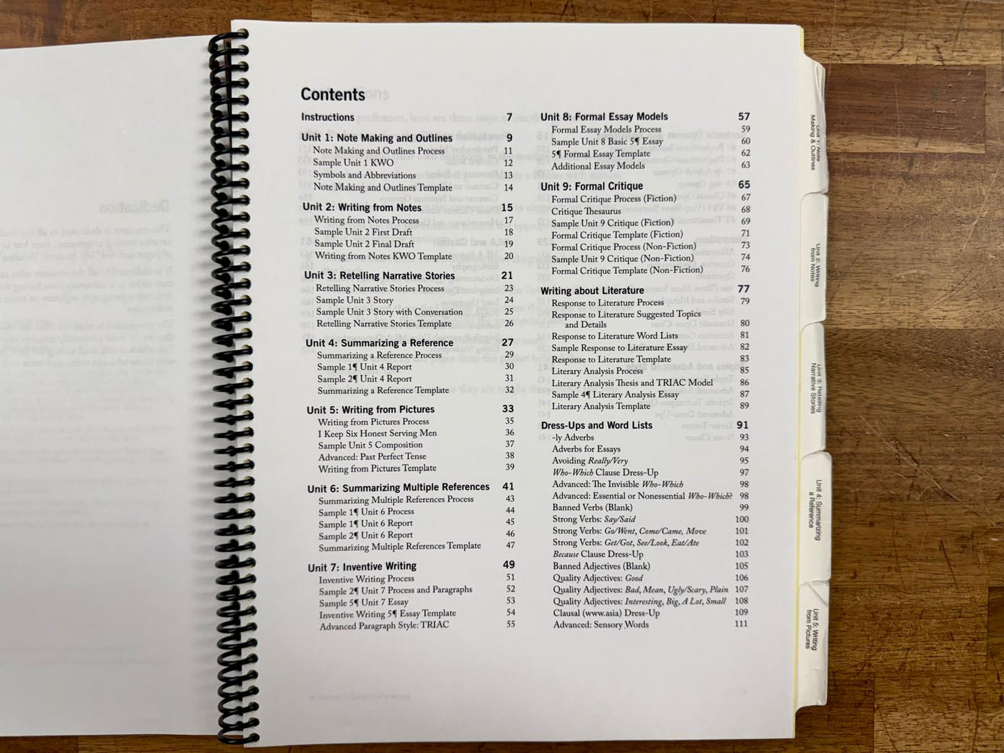 IEW Student Resource Packet 1st Ed - Good & Clean