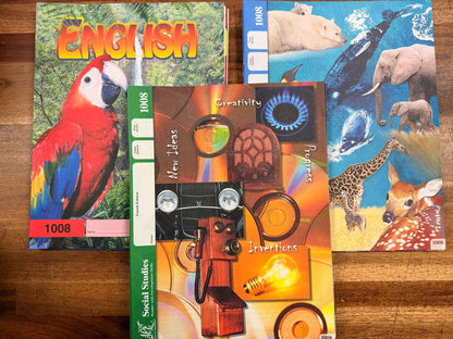 ACE Lot of 3 Packs 1008-1012 (Incl English, Science, Social Studies)