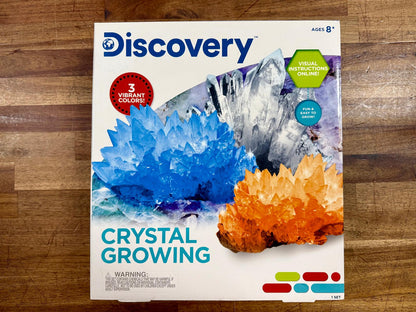 Discovery Crystal Growing 3 Vibrant Colors - New