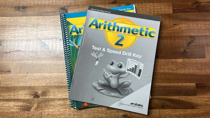 Abeka Arithmetic 2 Teacher Key Set of 2 - VG