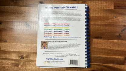 RightStart Mathematic Level B Lessons (2nd Ed)