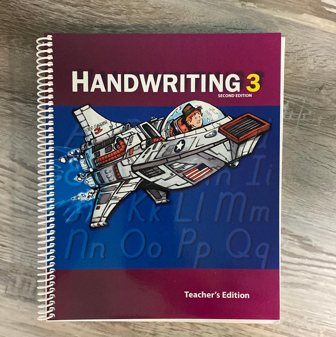 BJU Handwriting 3 Teacher's Ed 2nd