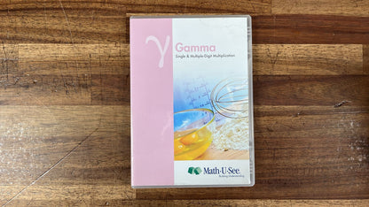 Math-U-See DVD Gamma - Single & Multi Digit Multiplication