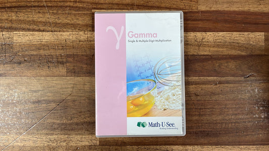 Math-U-See DVD Gamma - Single & Multi Digit Multiplication