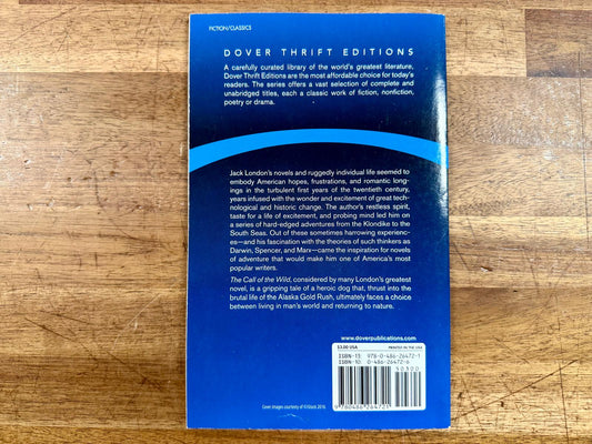 The Call of the Wild - Jack London, Dover Thrift Editions