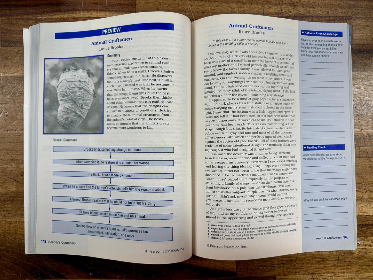 Readers Companion Silver Level Prentice Hall Literature - VG