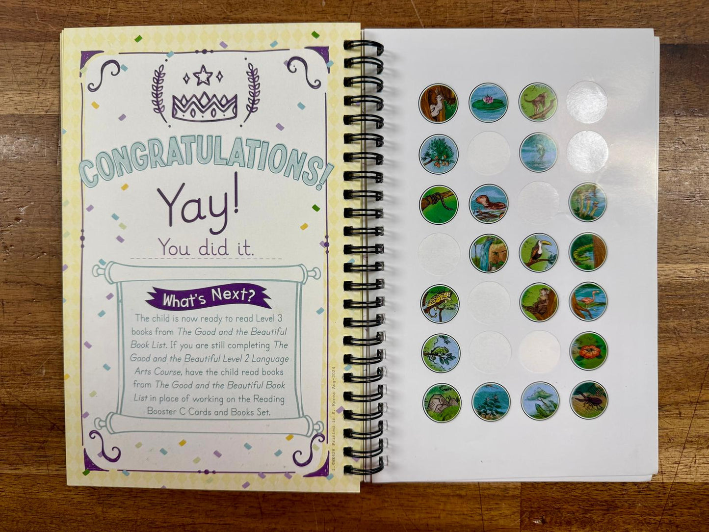 TGTB Reading Booster C Cards & Readers Set of 4 - Good