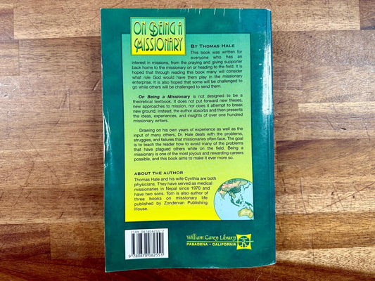 On Being a Missionary - Thomas Hale (Good)