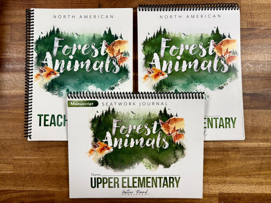 Gather Round North American Forrest Animals Set of 3 - Like New