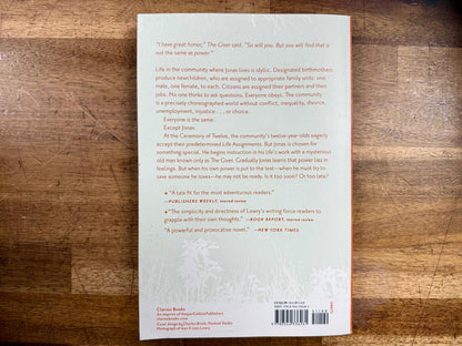 The Giver: A Newbery Award Winner - Lois Lowry - VG