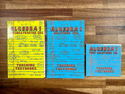 Teaching Textbook Algebra 1 Complete Set - Good